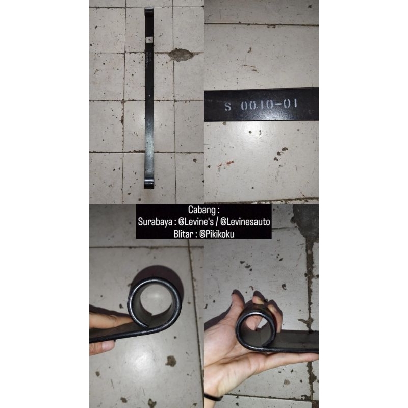 per depan katana nomor 1 S010-1 merk Indospring / per daun katana nomor 1 / babok per katana depan /