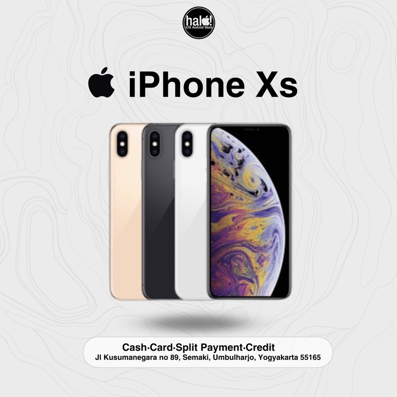 Apple iPhone Xs 64 GB/128 GB Second Original 100% NORMAL MULUS FULLSET