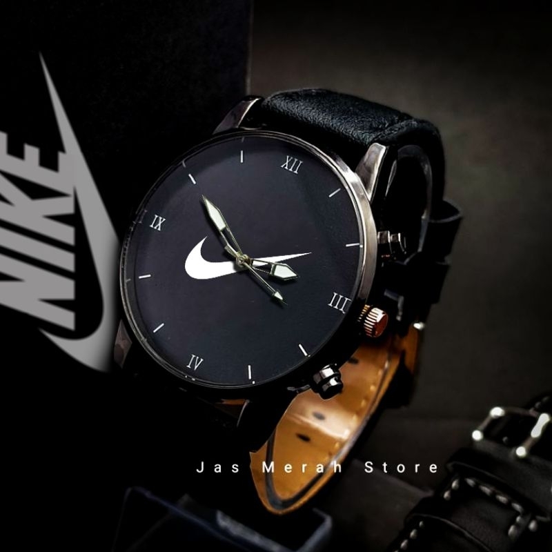 Jam Tangan Analog Nike Custom Casual Premium Include Double Strap + Bonus