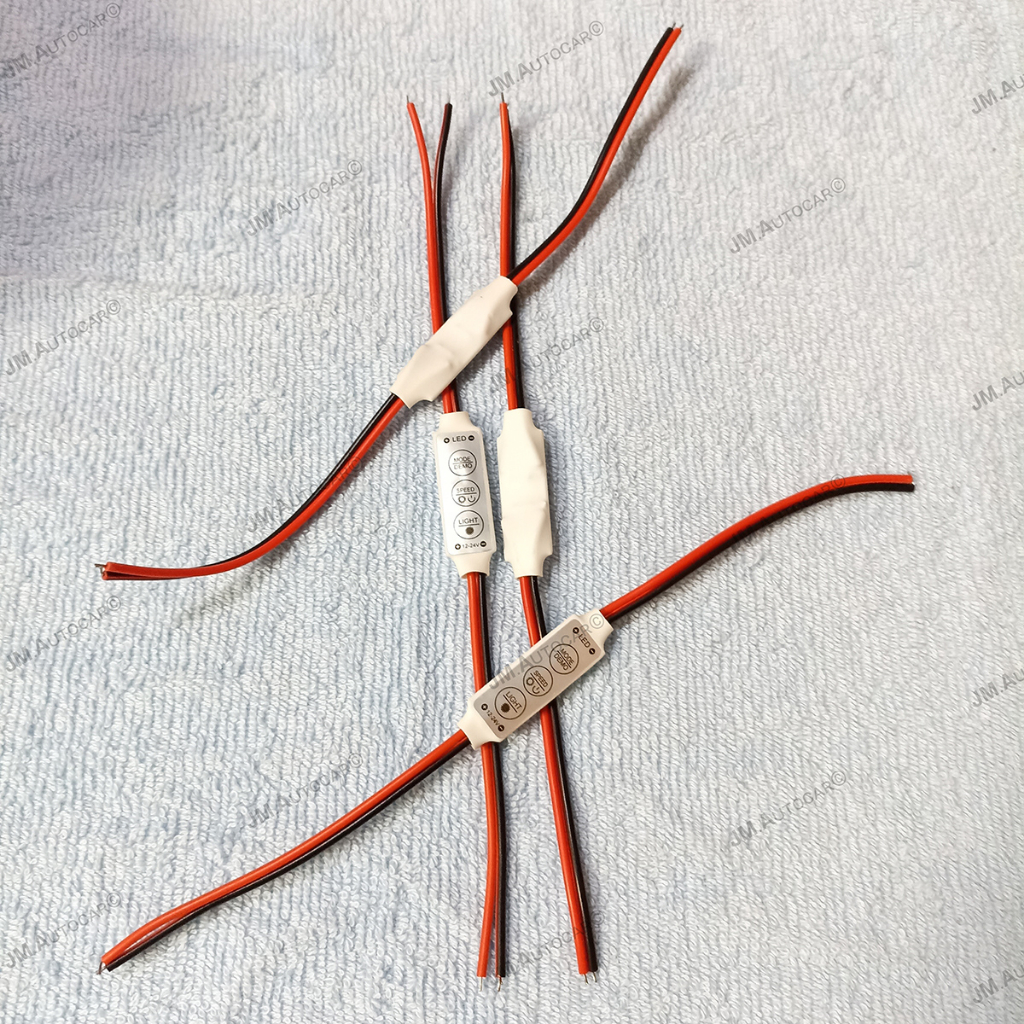 Modul Lampu Led Kedip Flash Blitz Strobo 12v/24v (lampu led biasa jadi kedip)