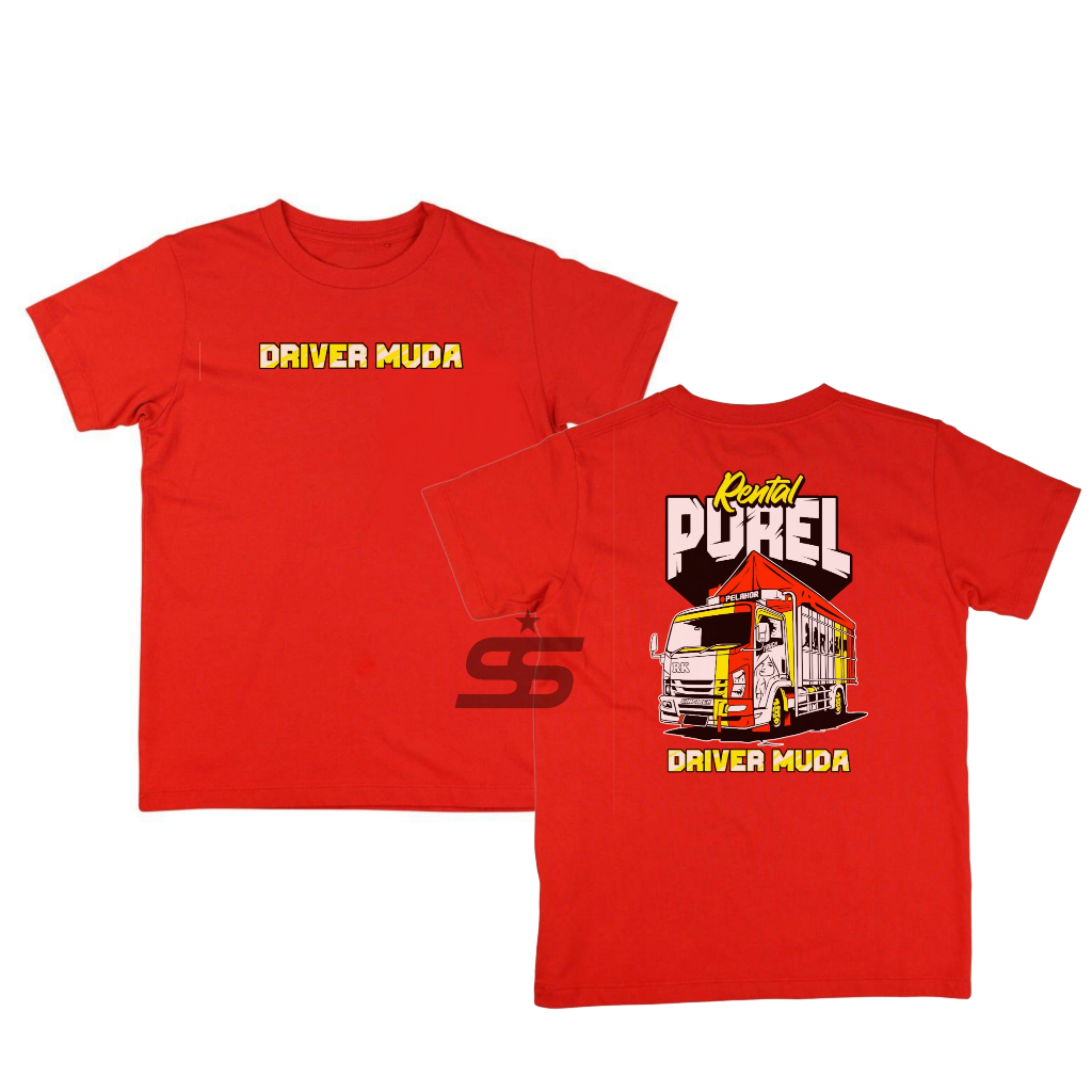 Kaos Anak Truck Mania Usia 2-12 Tahun Baju Truk Oleng Viral Baju Truk Mania Laki Laki Kaos Viral Bos