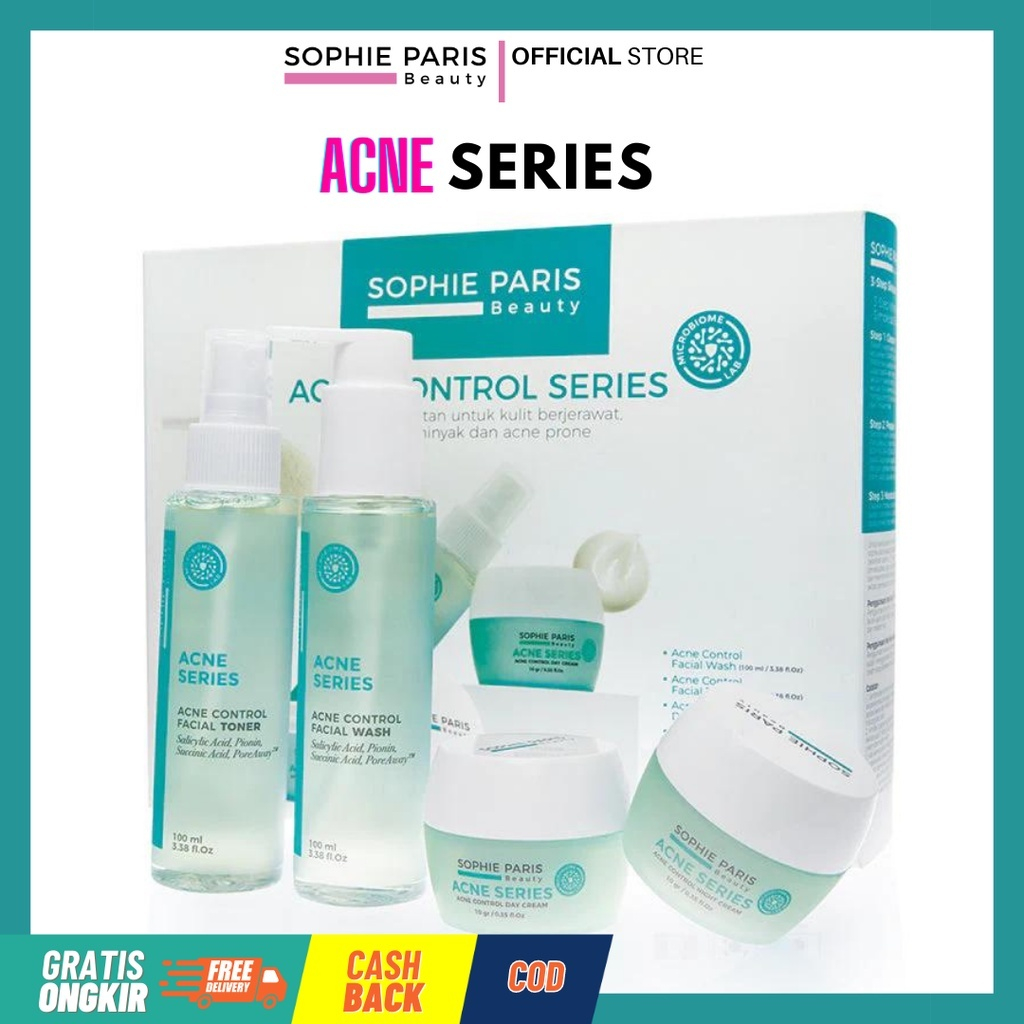 SOPHIE PARIS BEAUTY ACNE CONTROL SERIES BPOM