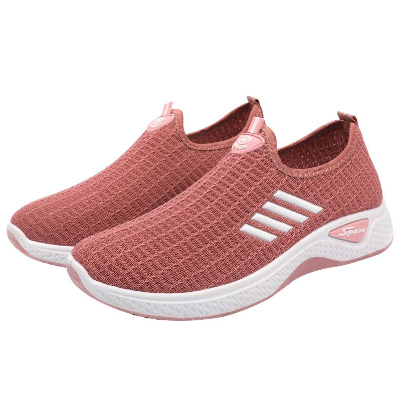 Sepatu sneakers SLIP ON wanita import korea SW19//Sepatu Sneakers Wanita Import Sepatu Tanpa Tali (s