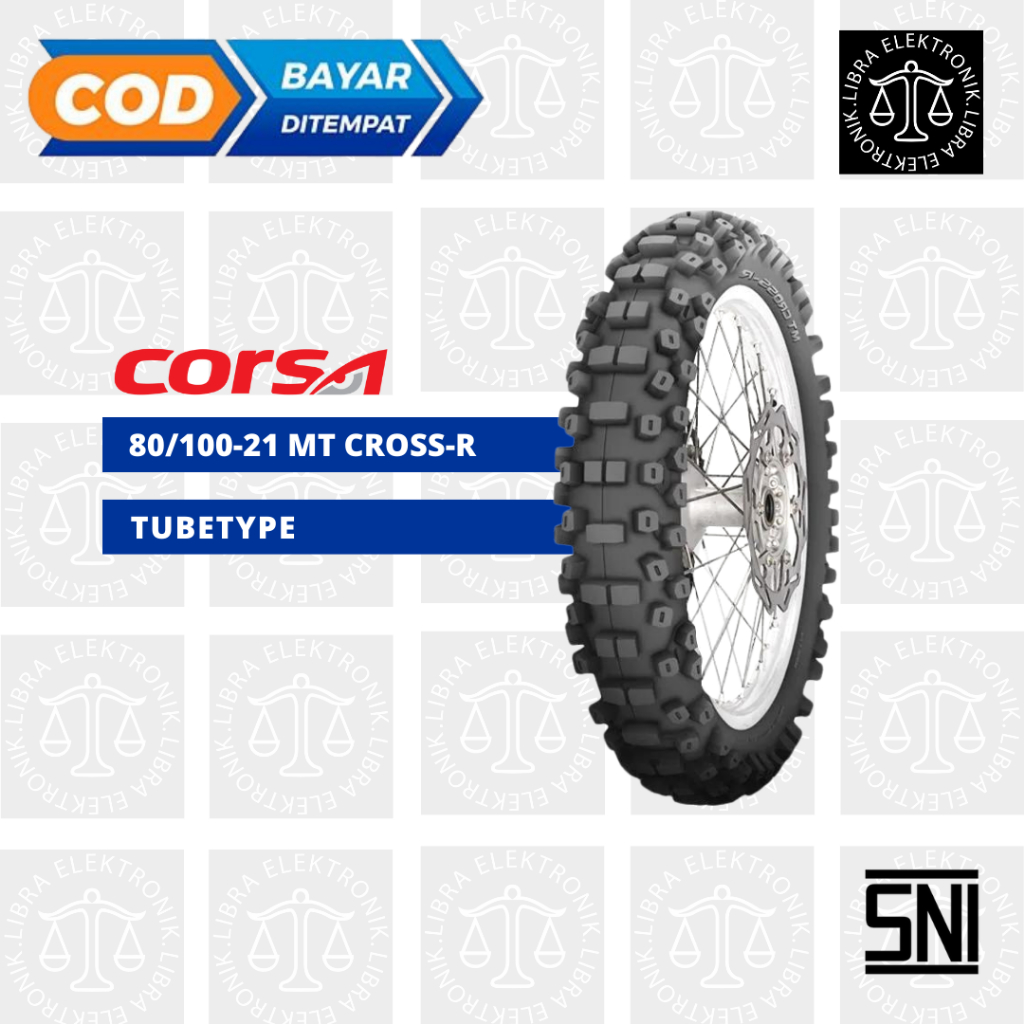 CORSA Ban Motor Trail Ring 21 Uk 80/100-21 Tubetype Motor Trail Ring 21 - CORSA MT CROSS-R