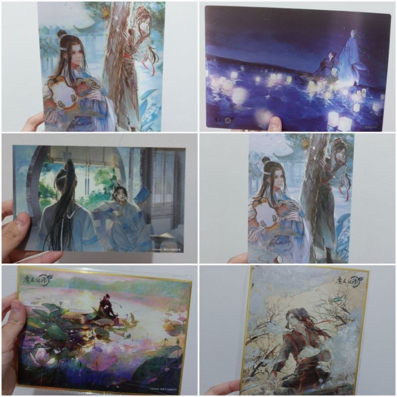 MDZS merch shikishi lenticular 3D Postcard