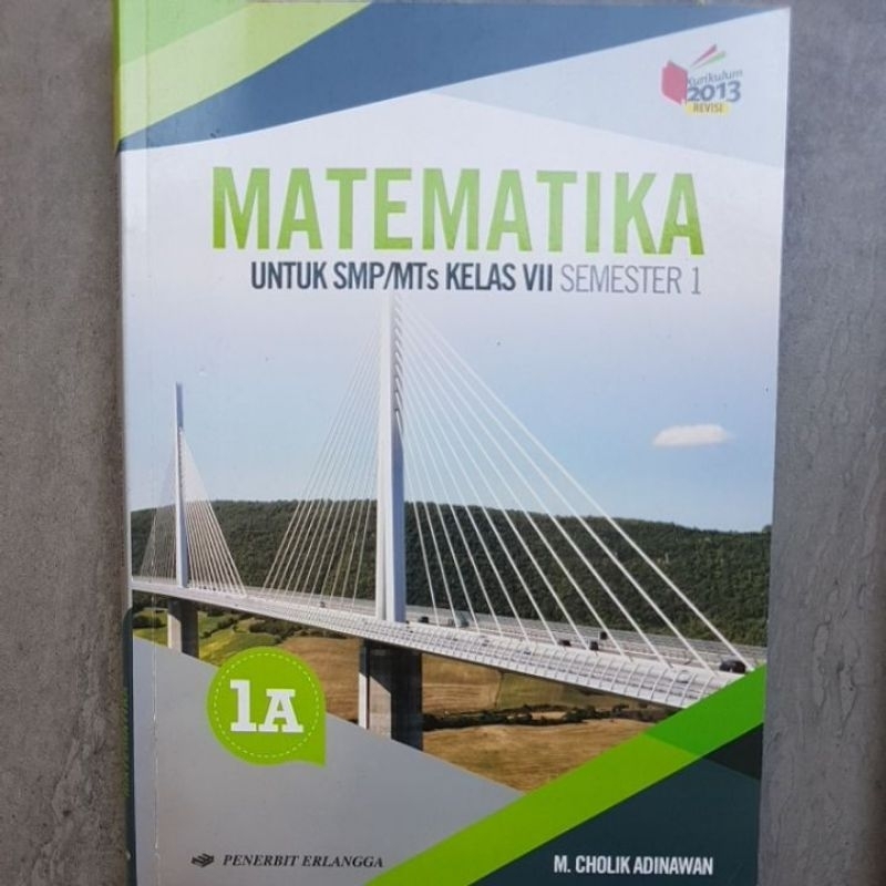 

Buku Matematika kelas 7 penerbit Erlangga