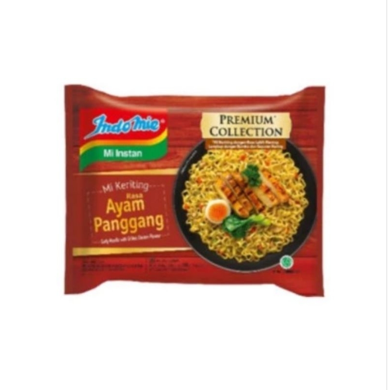 

Indomie Mi Keriting Rasa Ayam Panggang Premium Collection