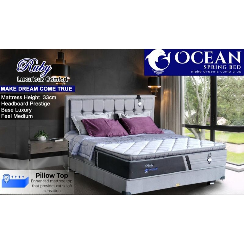 Springbed Ocean Vitto Ruby Luxury Series / Kasur Matras Ocean Vitto Ruby Luxury