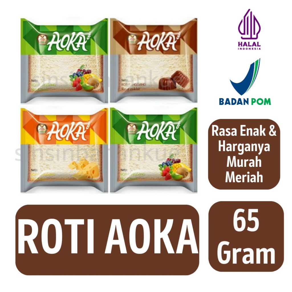 

Roti Aoka All varian [65 gram]
