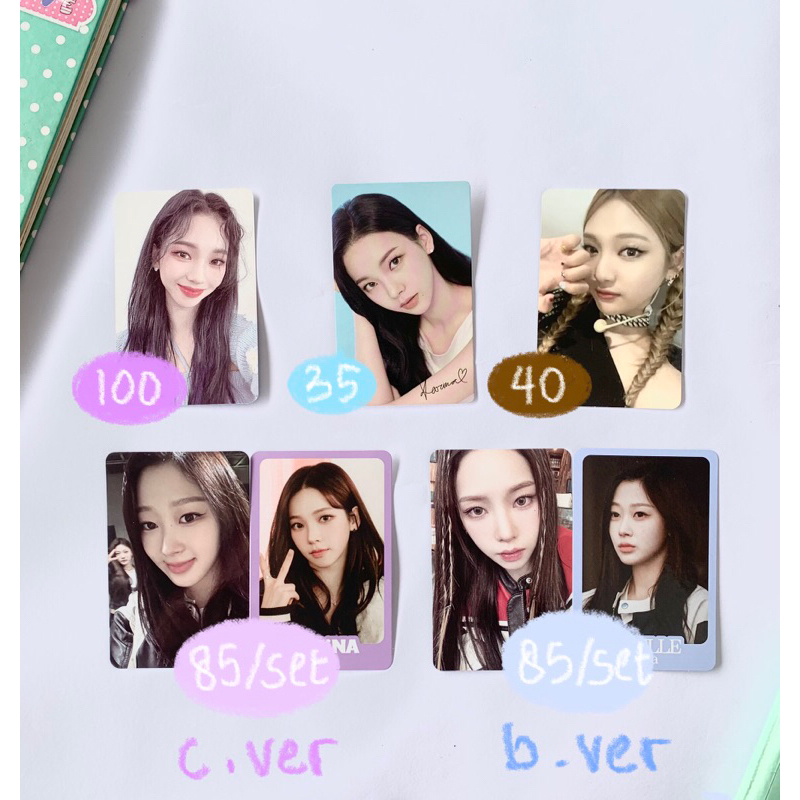 photocard AESPA clio cushion mediheal pos trading card ctmi