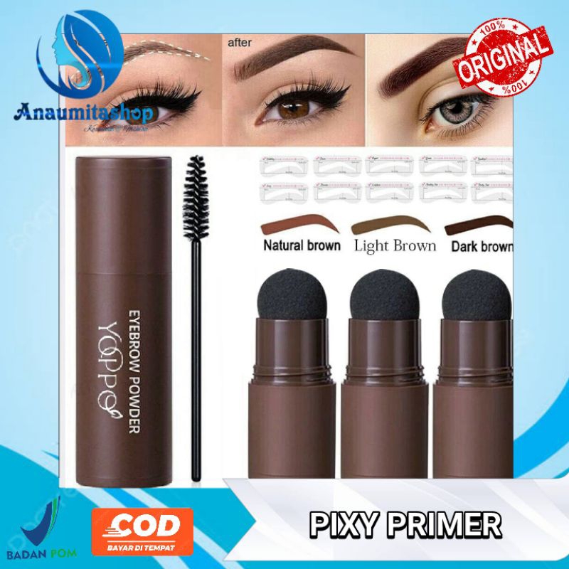 EYEBROW POWDWR NATURAL BROWN DAN DARK BROWN