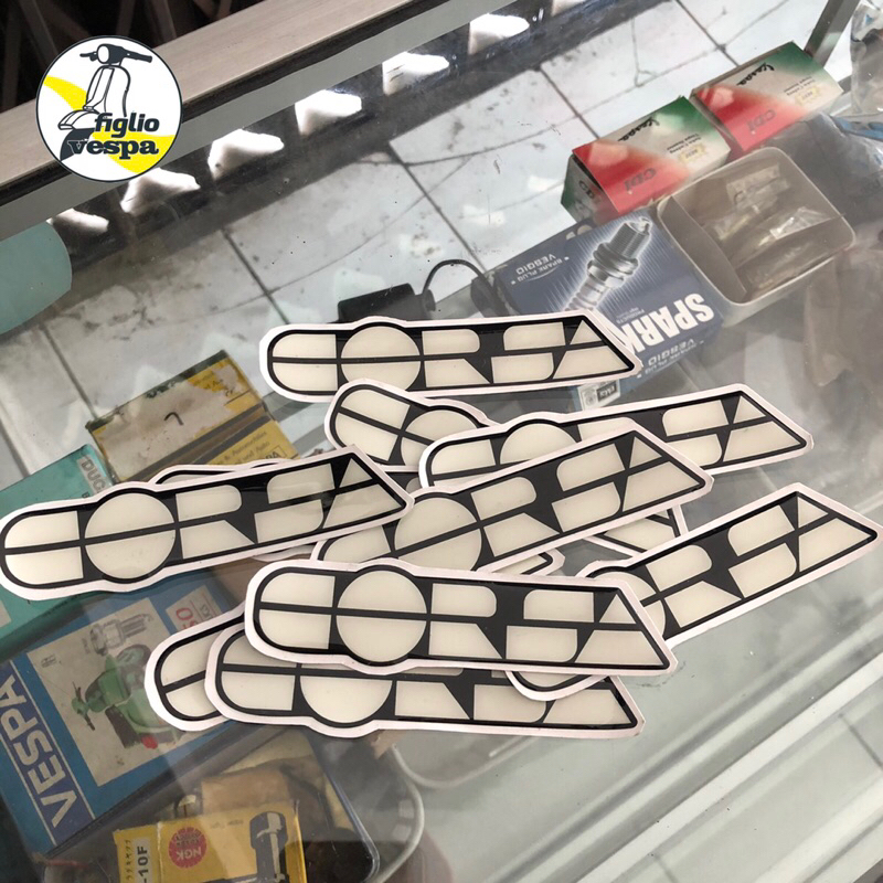 Emblem Vespa Corsa / Stiker vespa corsa / striping vespa corsa