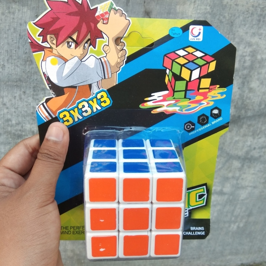 Mainan Rubik Speed Cube 3X3 718 R Murah | Mainan Edukasi Rubik Magic Cube Kubus | Mainan Dadu Putar 