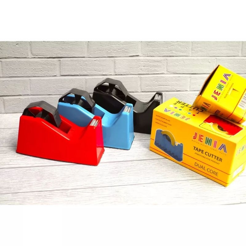 TAPE DISPENSER JENIA / TAPE CUTTER / DISPENSER ISOLASI