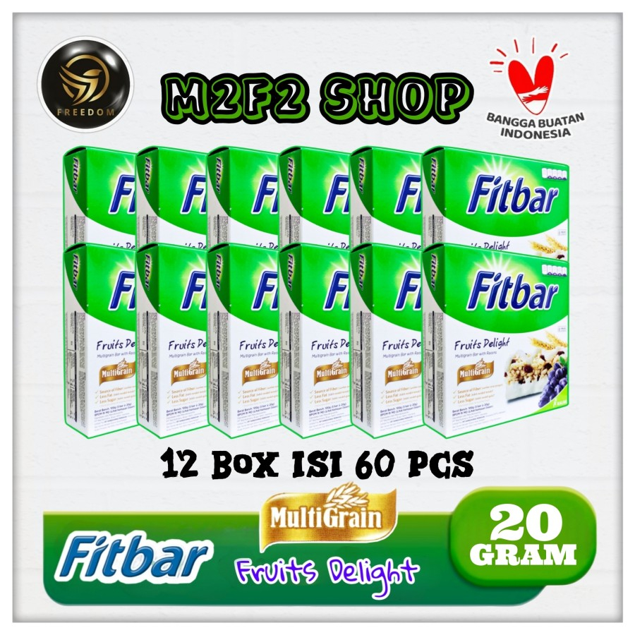 

Fitbar Multigrain Bar With Raisins | Fruits Delight - 20 gr (Kemasan 12 Box)