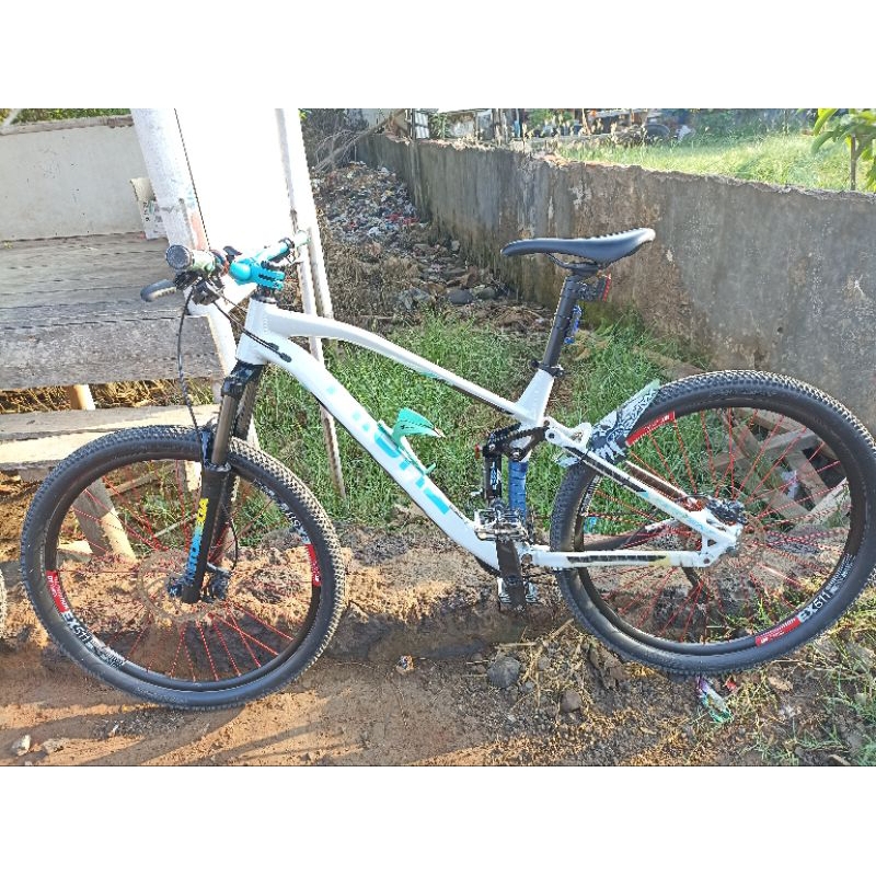 sepeda thrill fervent 2.0 upgrade 10 speed deore like new frame mulus