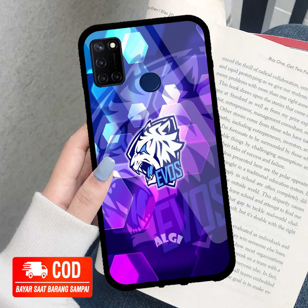 Casing Realme C17 Evos Hardcase Kilau Glossy Pelindung Handphone Fashion Anti Gores