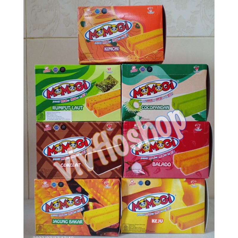 

Grosir & Eceran Momogi Stick Aneka Varian Kemasan Box (isi 10 pcs)