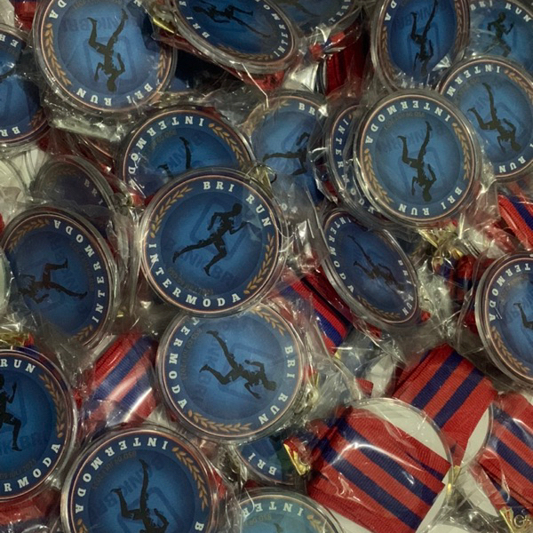 

Kalung Medali Custom Insert Paper Siap pakai /Free Custom atau Desain