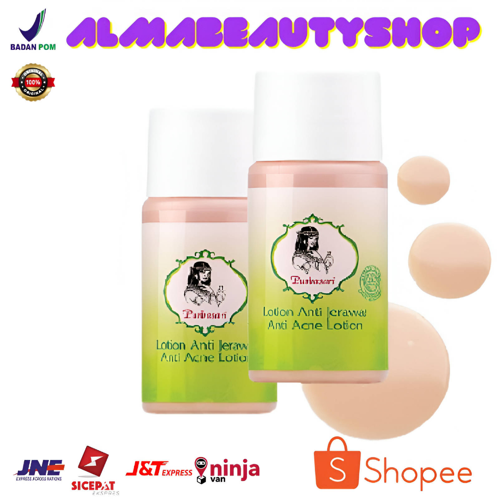 Purbasari Lotion Anti Jerawat 25 mL / Purbasari Krim Khusus Jerawat / Reseller Asli Murah Aman BPOM