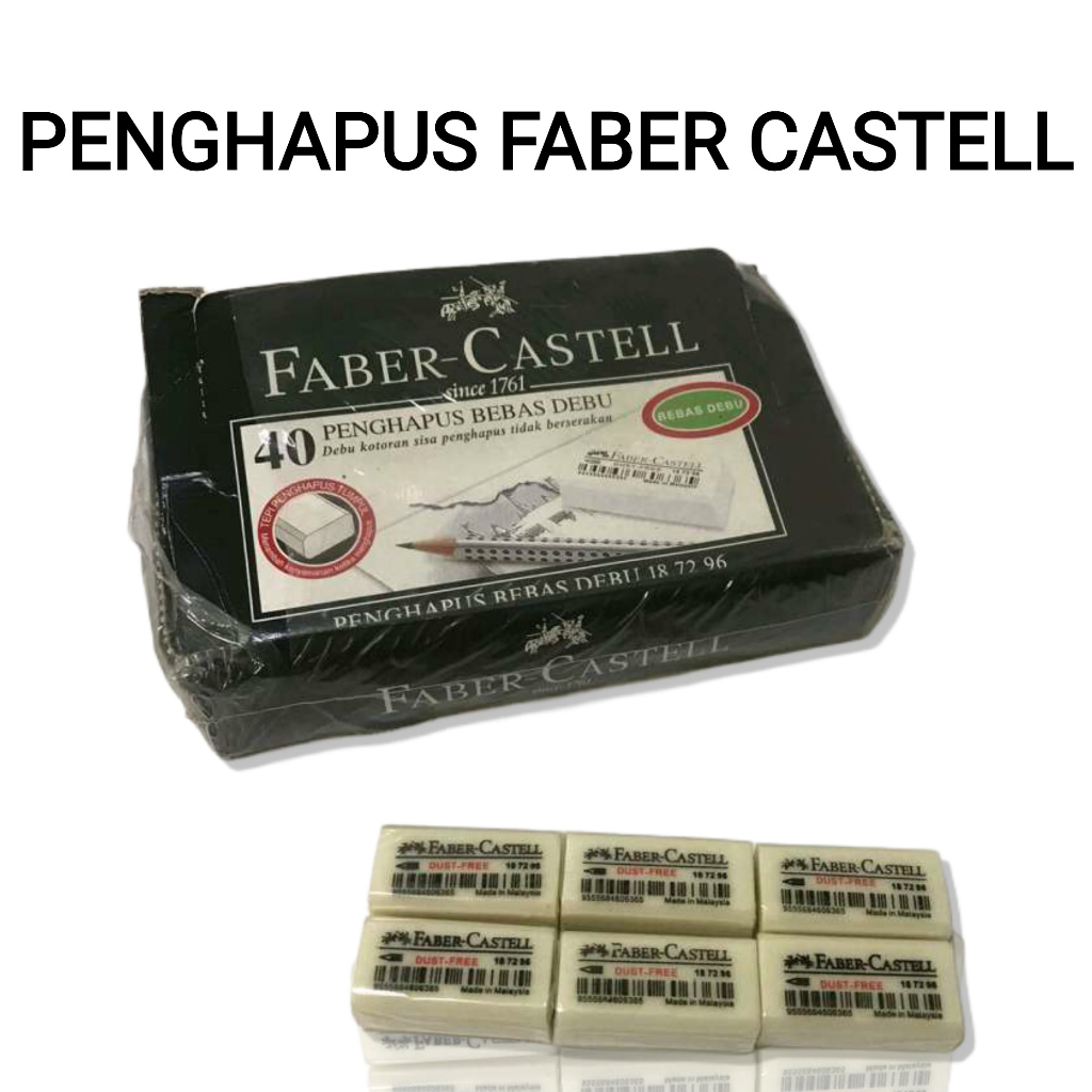 

Penghapus FABER-CASTELL/ Penghapus Warna putih/ Penghapus Pensil