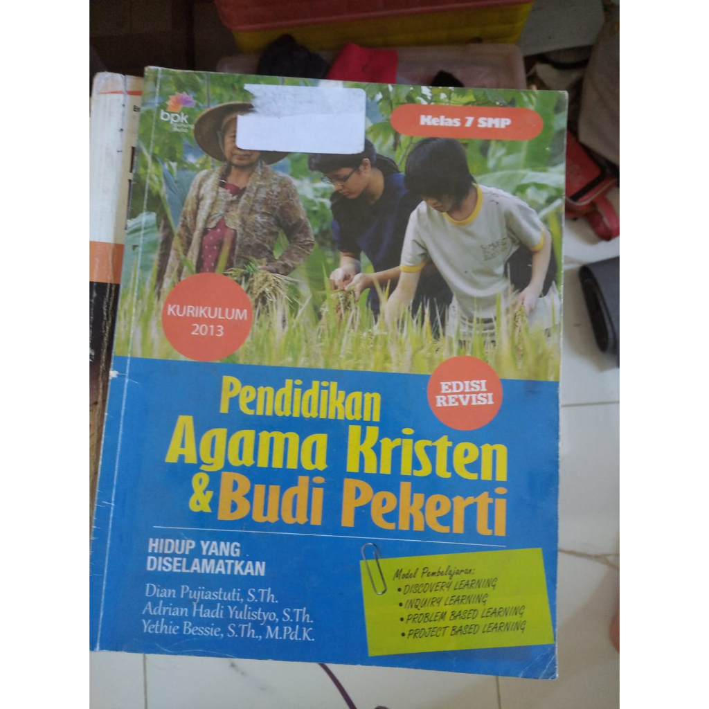 Agama Kristen SMP Kelas 7 / VII BPK