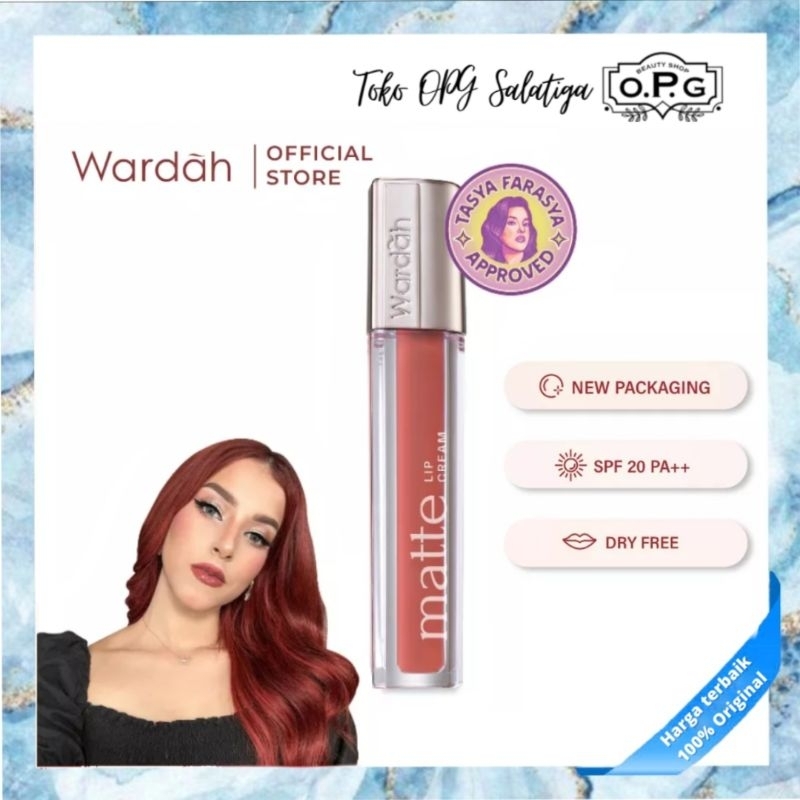 WARDAH - Wardah - wardah - WARDAH Wardah Exclusive Matte Lipcream (NEW SHADE) - Lipcream Matte Exclu