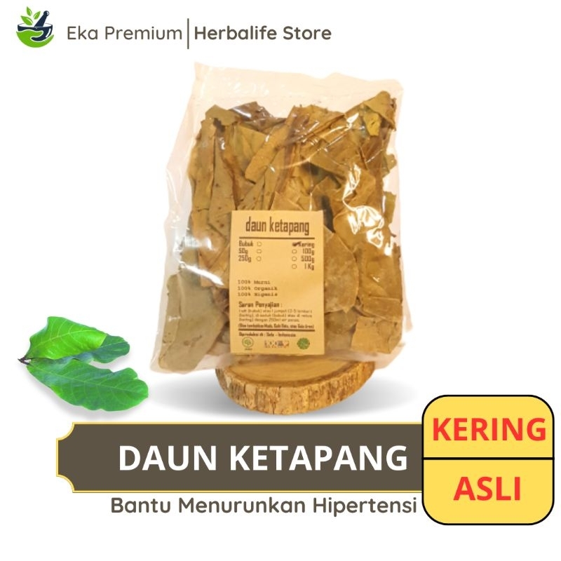 

DAUN KETAPANG KERING Asli Katapang Ramuan Rempah Herbal Murni Jamu Minuman Tradisional Penjernih Air Cupang Simplisia Terminalia Catappa