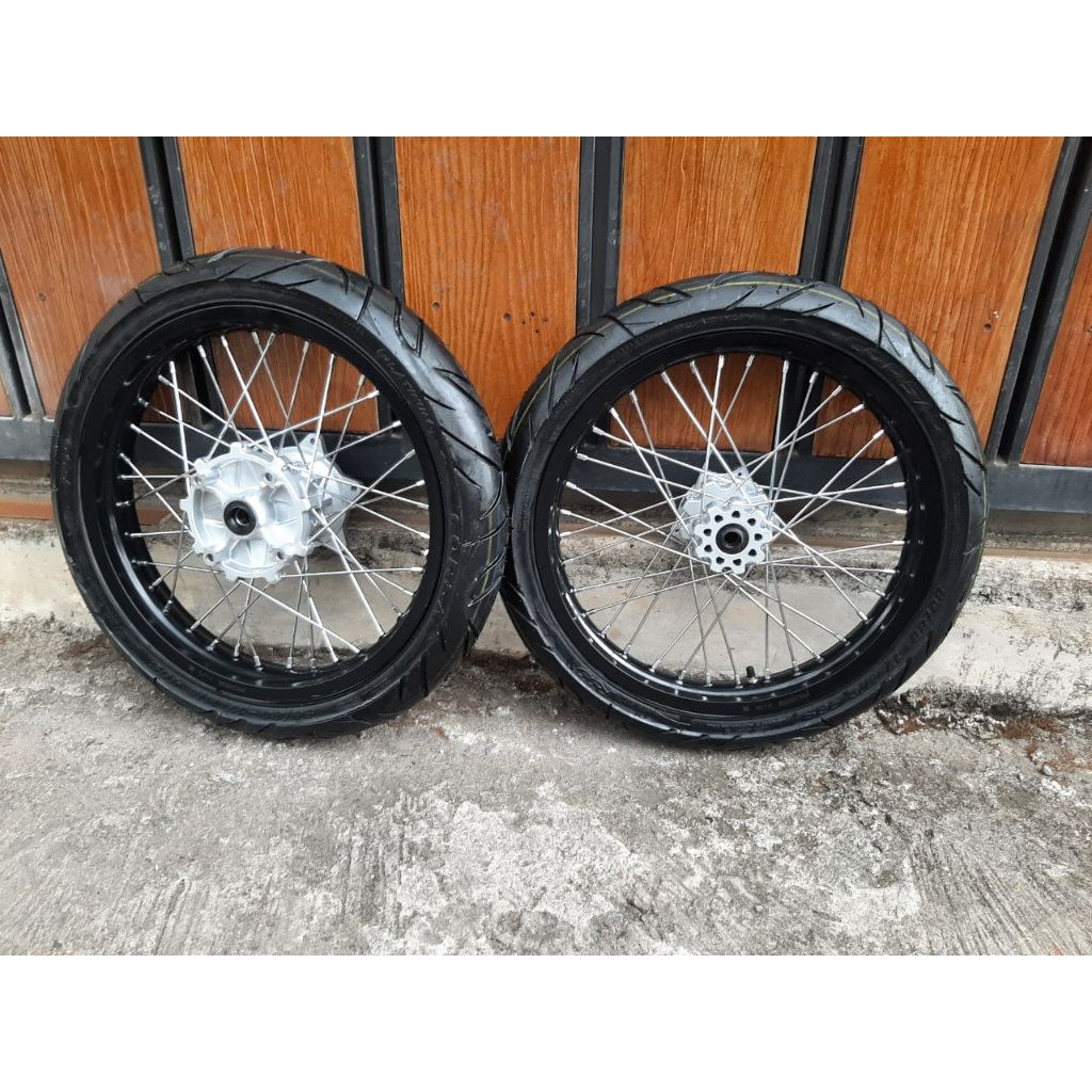 Wheelset Semi Cacing CRF 185/215 Ban Corsa Baru Ring 17