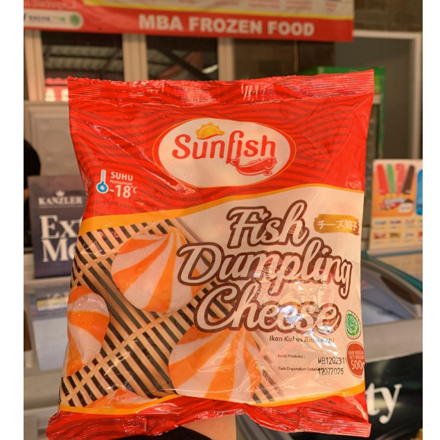 

SUNFISH Fish Dumpling Cheese / Ikan Kukus Rasa Keju 500 Gram