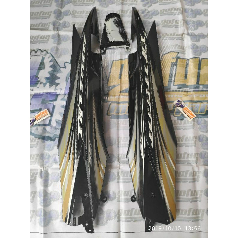 cover body belakang Jupiter mx old hitam