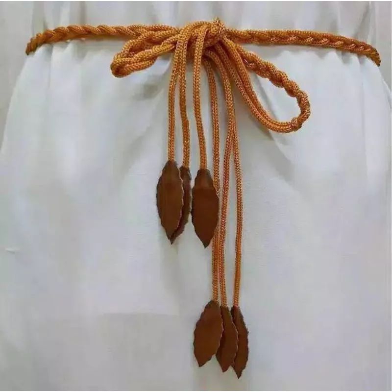 Ikat Pinggang Strap Jepang Tali Pinggang Bahan Tipis Jalinan Tambang