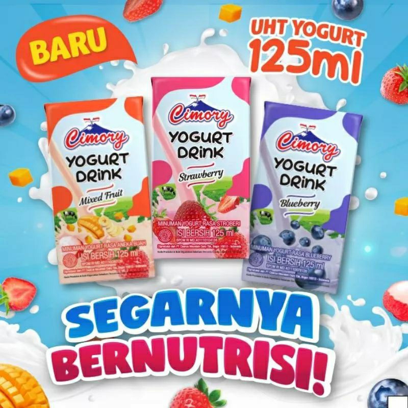 

(GROSIR) Cimory yogurt mini 125 ml FREE yogurt 3 pcs