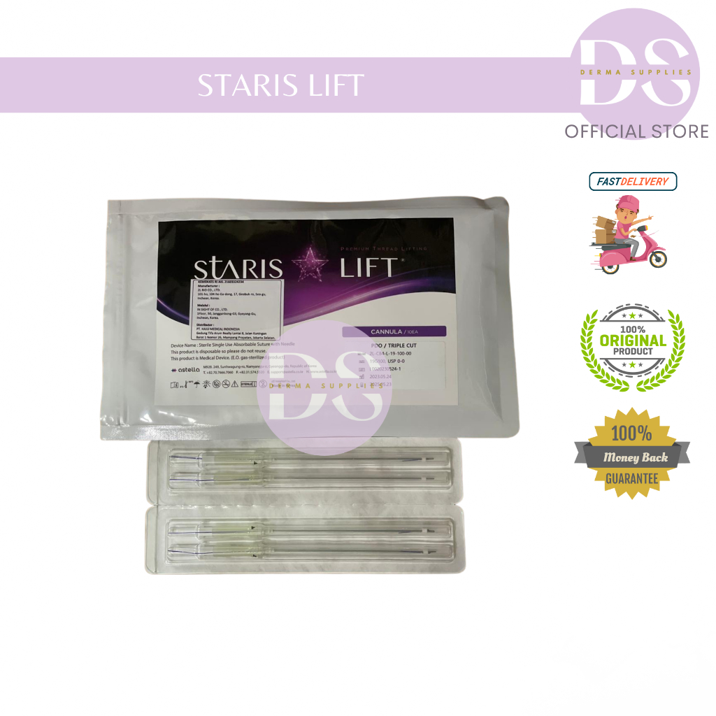 [STRONG] TARIK BENANG STARISs PDO THREAD LIFT PIPI WAJAH HIDUNG | REG KEMENKES | 2ea | 10ea