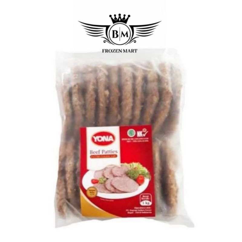 

Beef paties yona 1kg