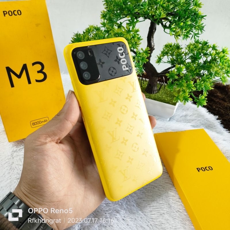 HANDPHONE POCOPHONE XIAOMI POCO M3 6/128 GB MULUS NORMAL RESMI SECOND SEKEN BEKAS MURAH TERLARIS TER