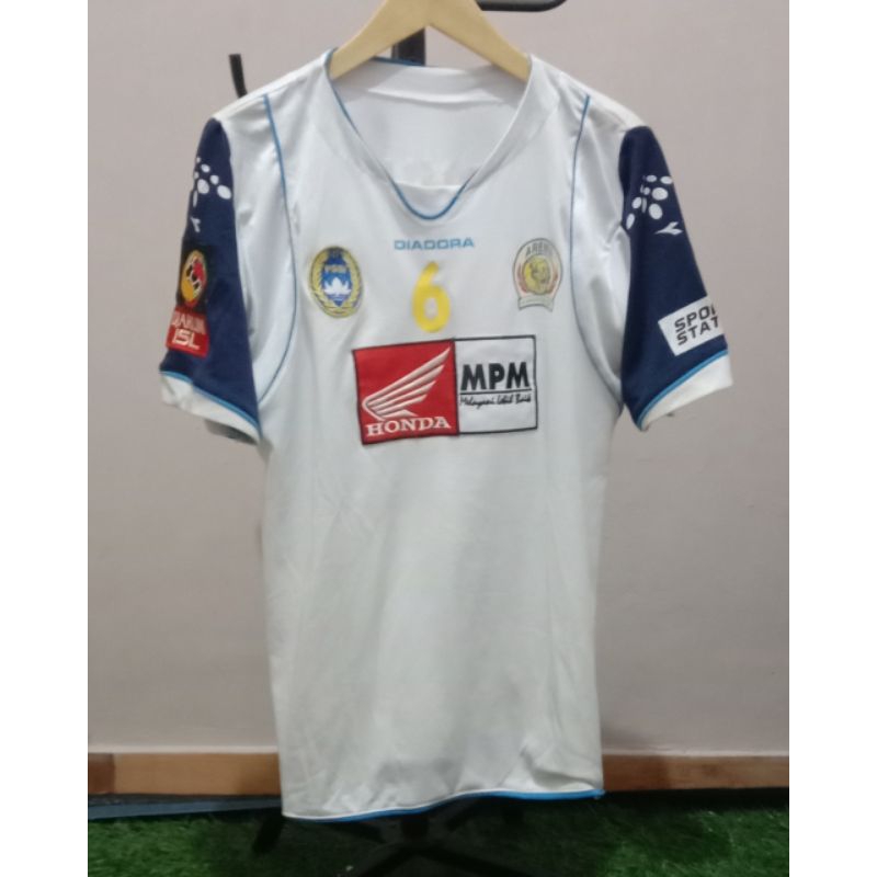 JERSEY AREMA AWAY 2011 NAMESET (RIDHUAN) #6 SIZE XL