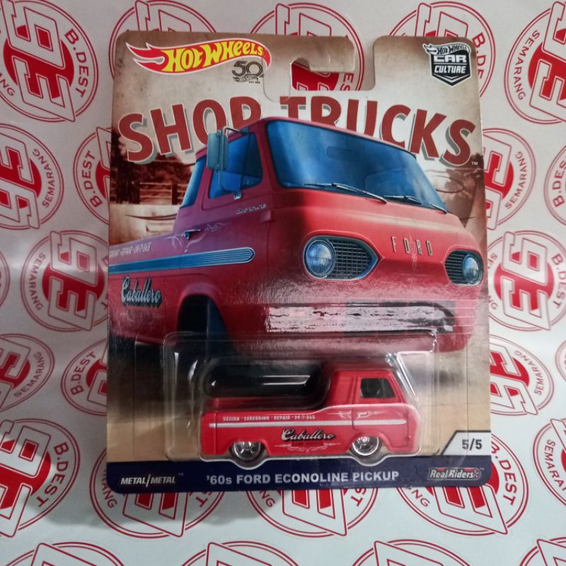 hotwheels shop trucks ford econoline pickup