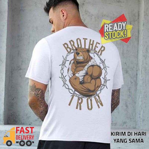 Kaos Brother Bear Gym Brother Iron