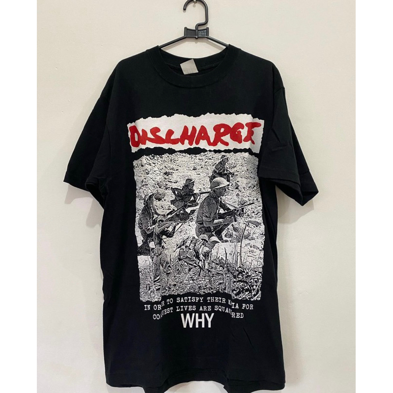 KAOS BAND BOOTLEG DISCHARGE - WHY SIZE M