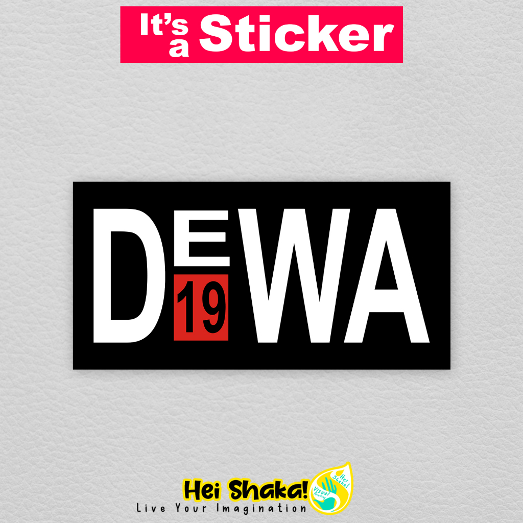 

Stiker DEWA 19 Sticker Musik Band Vinyl Anti Air
