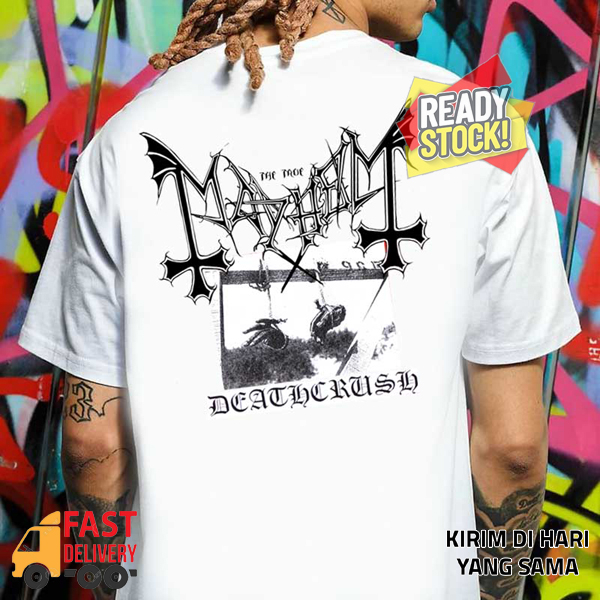 Mayhem Deathcrush Tshirt Casual 100% Cotton