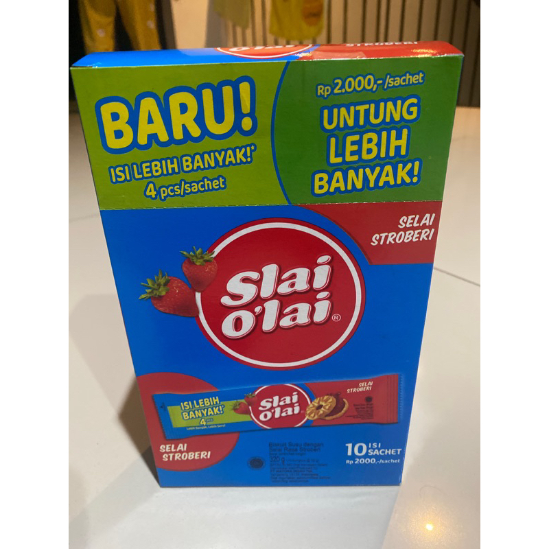 

SLAI OLAI RASA STRAWBERRY 1 box isi 10