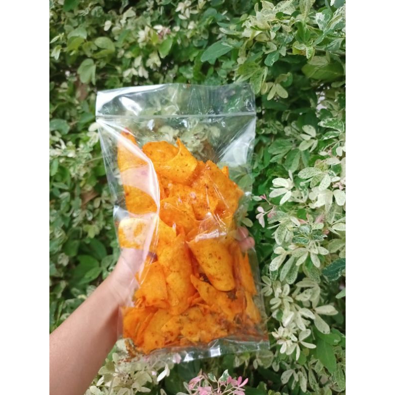 

KERUPUK TALAS BALADO / KERIPIK TALAS BALADO PEDAS 100 gr