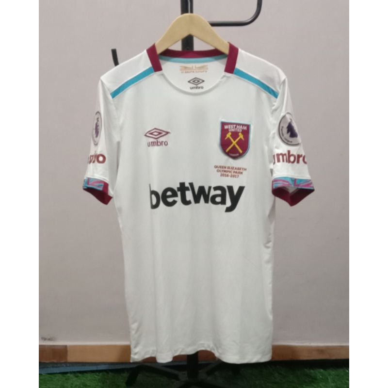 JERSEY WEST HAM UNITED AWAY 2016 NAMESET (PAYET) #27 SIZE XL