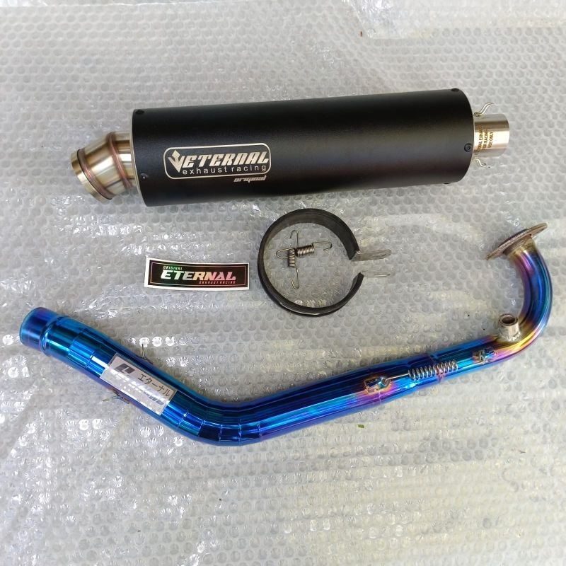 knalpot racing Vario 160 PCX 160 nmax old nmax new aerox old aerox new full set originalnya eternal 