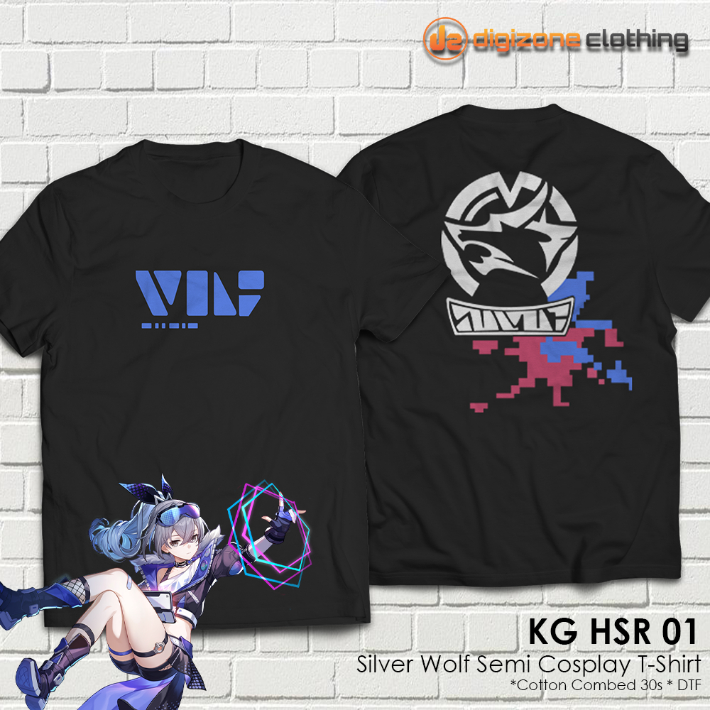 Kaos Game Honkai Star Rail Silver Wolf Semi Cosplay KG HSR 01