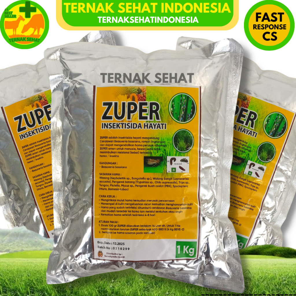 ZUPER BUBUK 1 kg - Insektisida Organik - Insektisida Hayati - Pembasmi Hama Pertanian - Insektisida 