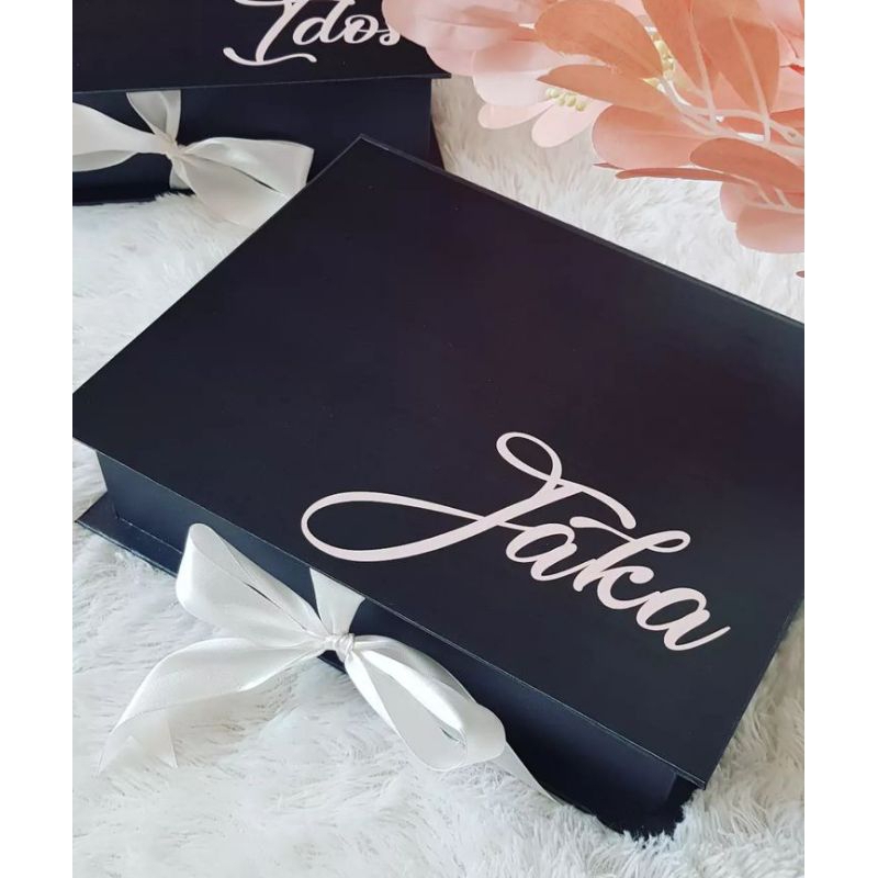 

[25X20X7] Box hampers pita Nama||Gift box kotak kado