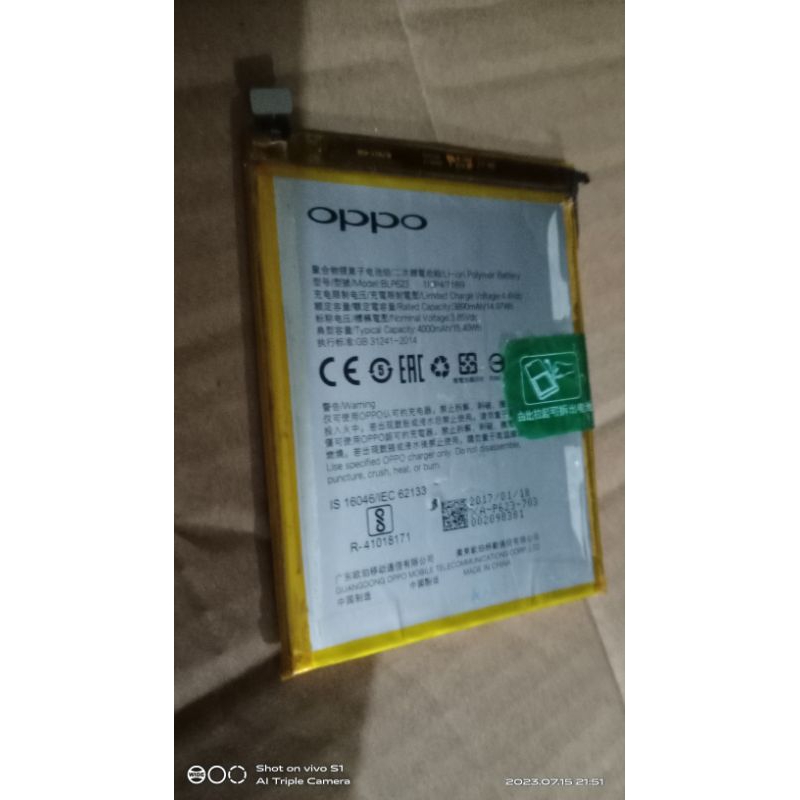 batre hp oppo F3 plus / R9S original